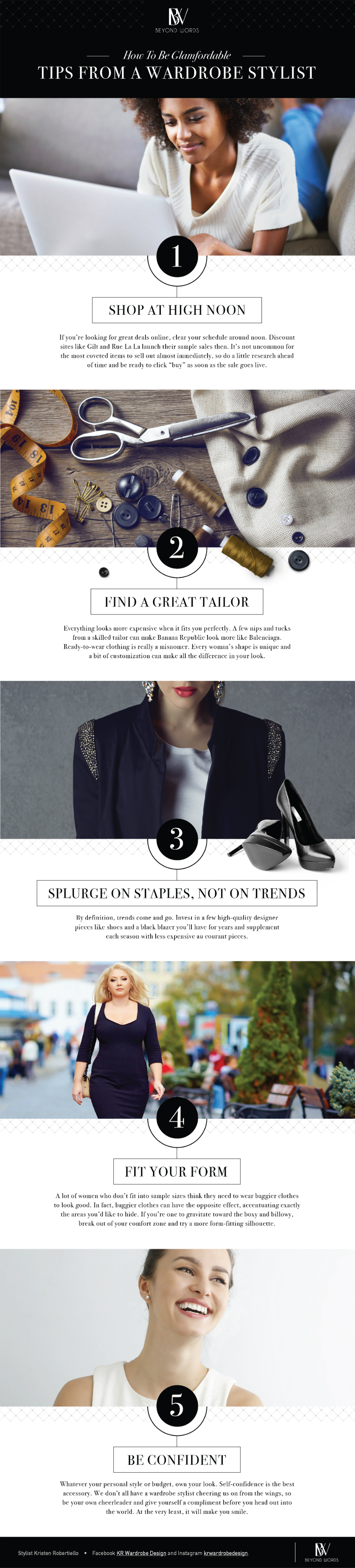 Fashion and Style tips Infographic