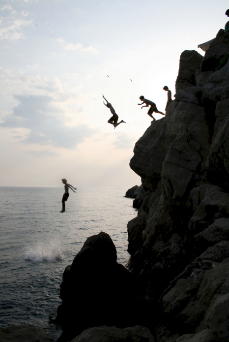 cliff dive