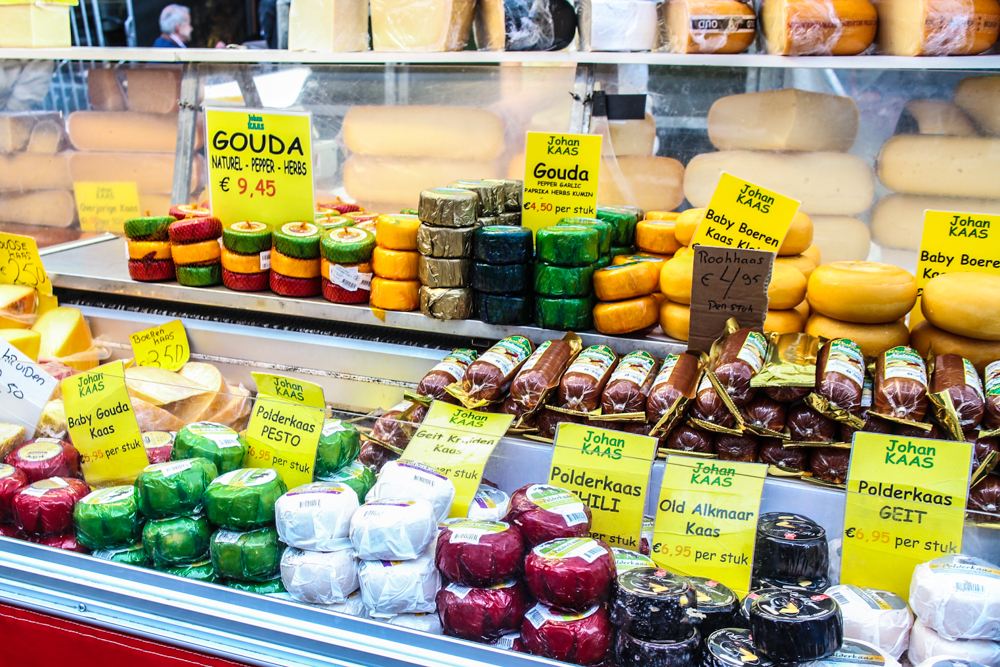 cheese stall in de Jordaan