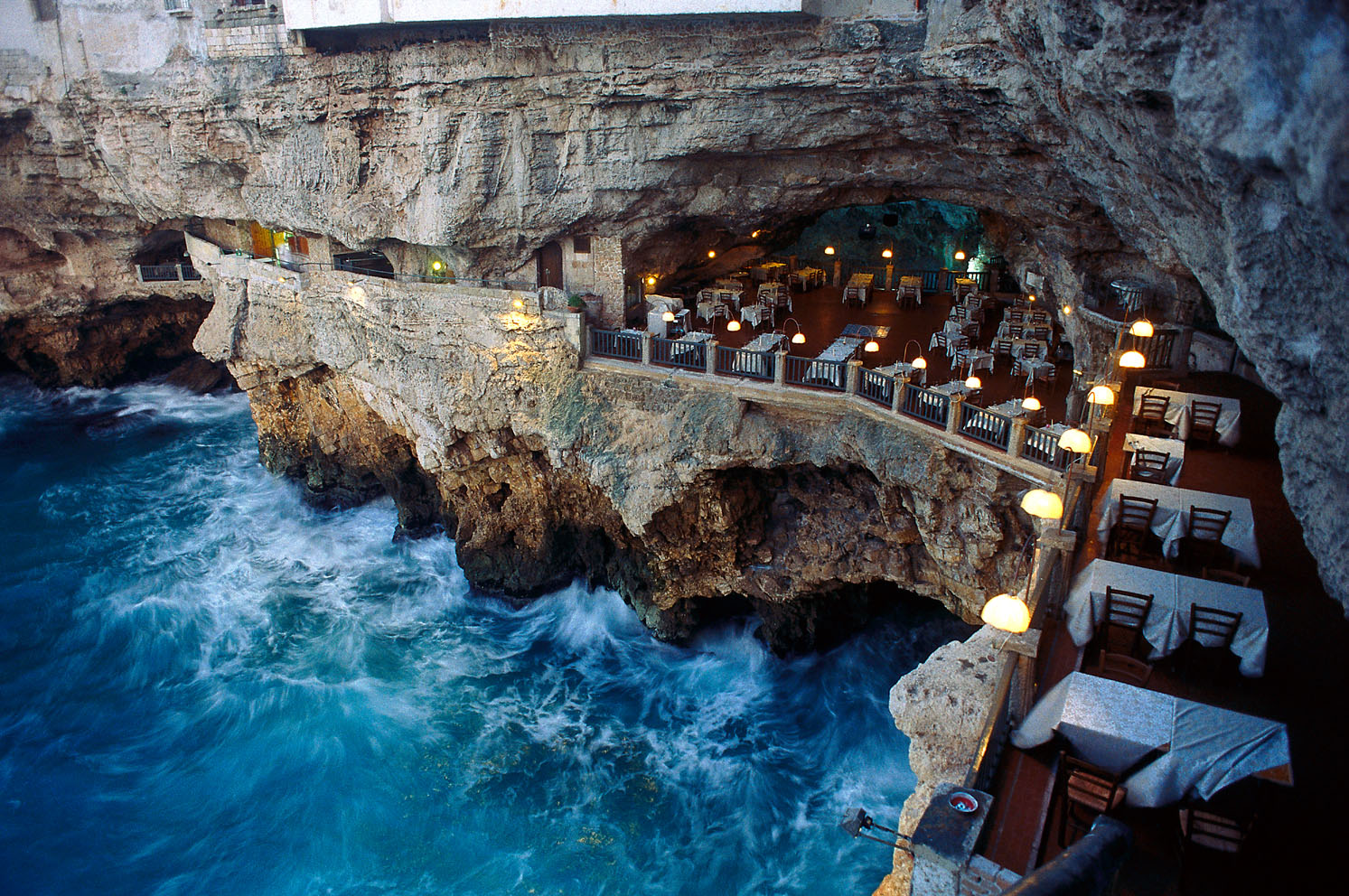 Grotta Palazzese Restaurant, Polignano a Mare, Puglia, Italy
