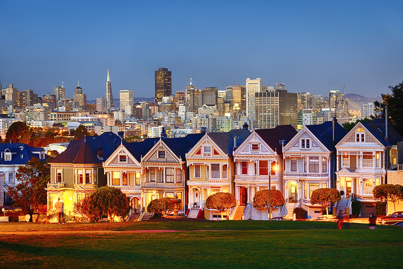 The Painted Ladies of San Francisco, California.