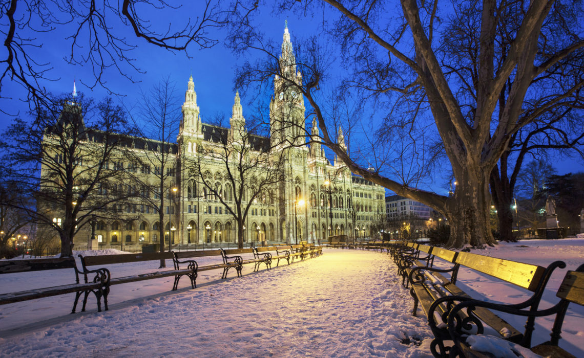 The Town Hall of Vienna called in german rathaus.