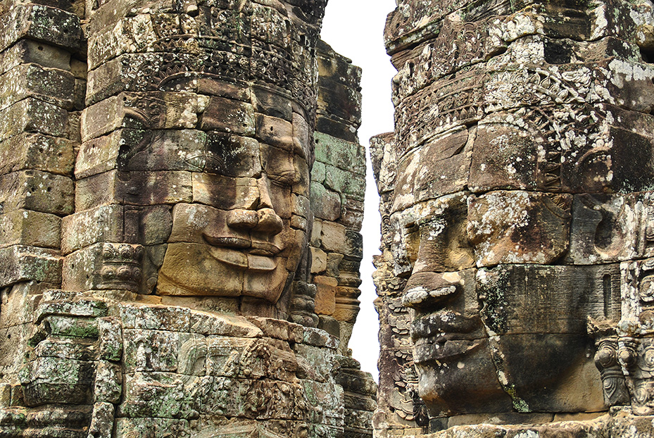 Bayon temple in Angkor Wat, Cambodia