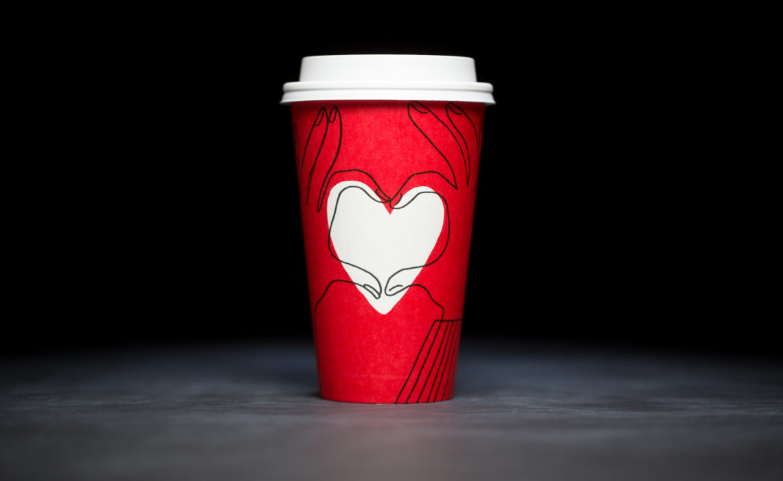starbucks red holiday cup