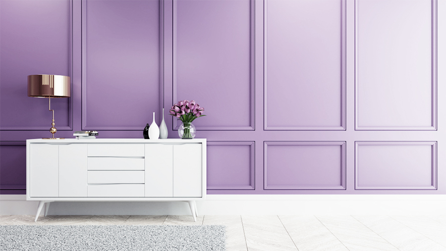 lavender decor feature